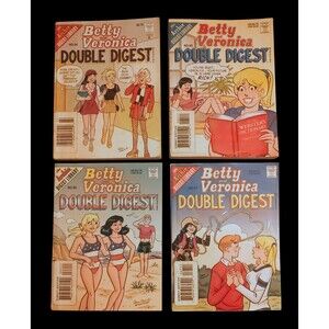 Vintage Betty & Veronica Double Digest Lot Archie Comics 1997 Comic Books Kids 4
